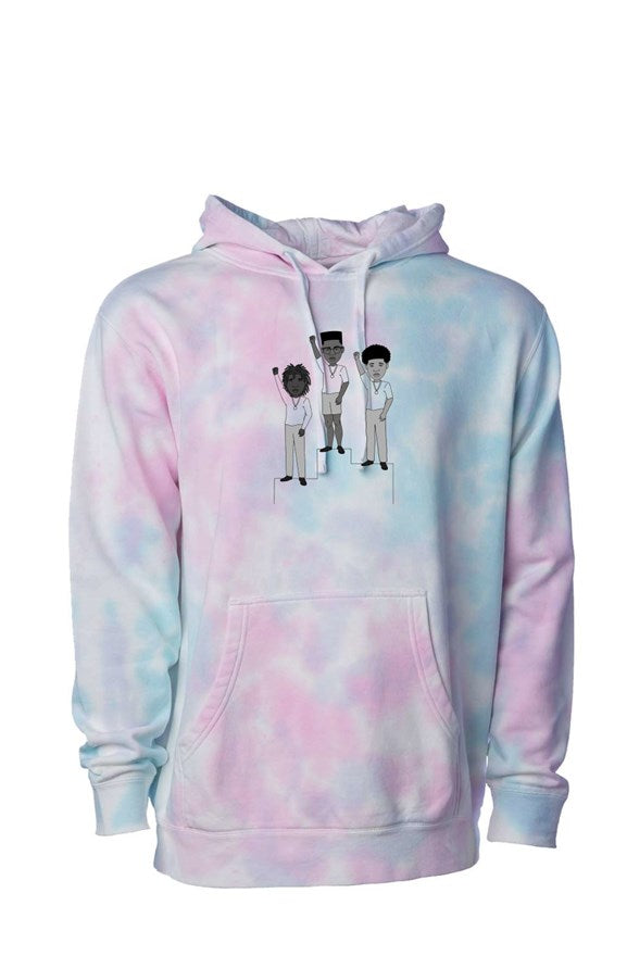 See ya in a Minute Tie Dye Cotton Candy Hoodie